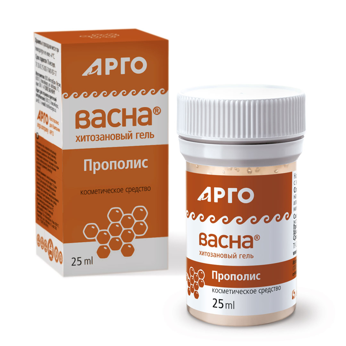 Гель «АргоВасна Прополис», 25 г