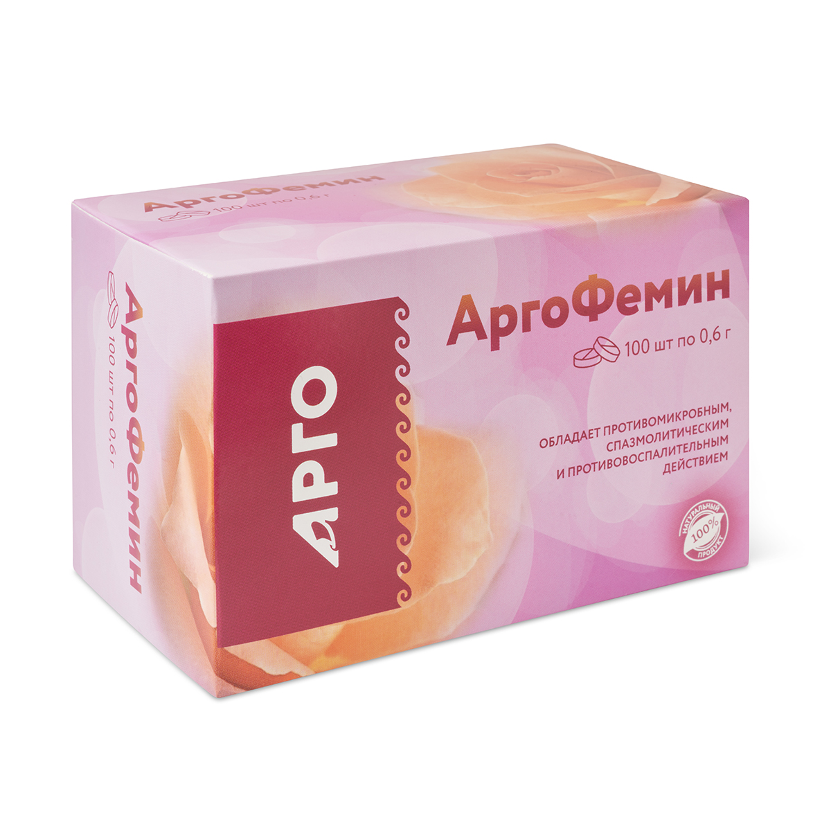 Концентрат пищевой «Аргофемин», таблетки, 100 шт